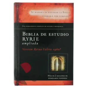 Portada del libro Biblia RV 1960 estudio Ryrie tapa dura