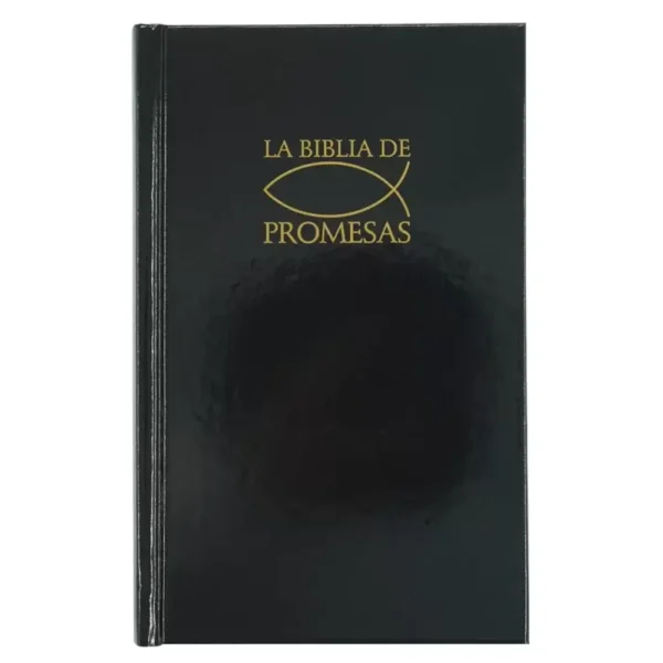Portada del libro Biblia RV 1960 promesas economica tapa dura negra