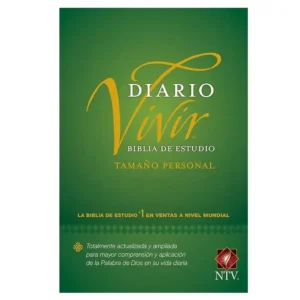 Portada del libro Biblia NTV estudio diario vivir tamaño manual
