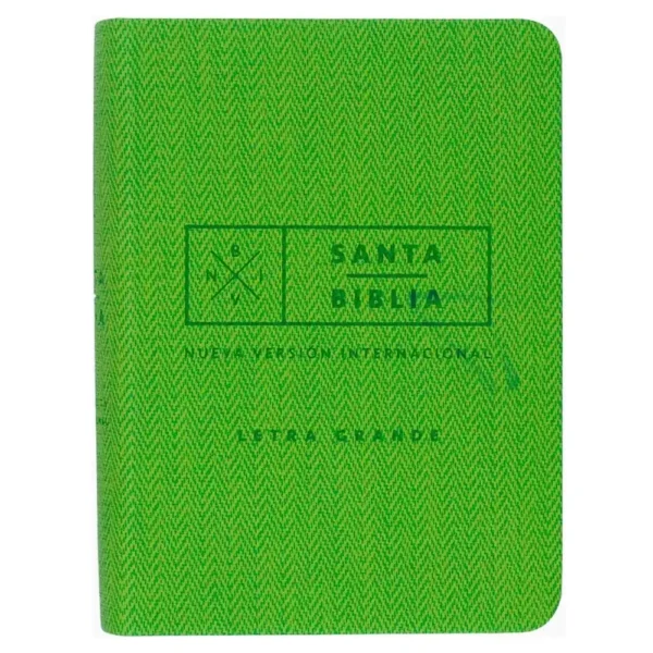 Portada del libro Biblia NVI letra grande mini one tone verde