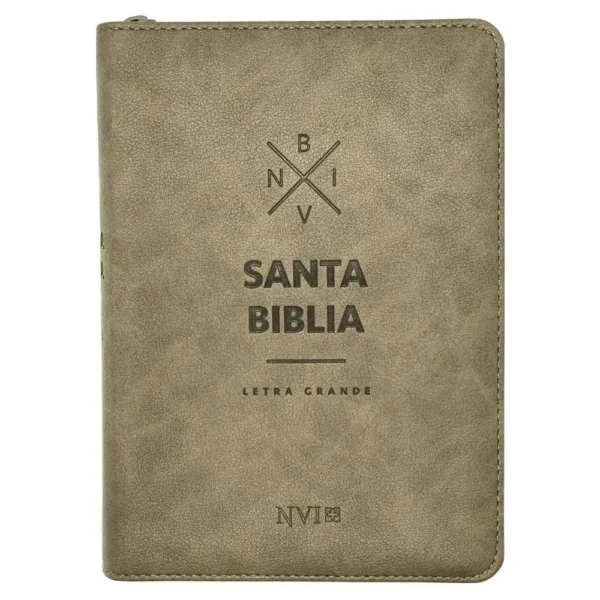 Portada del libro Biblia NVI one tone cierre marrón