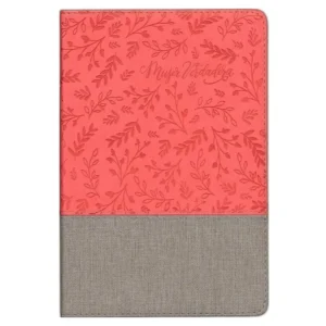 Portada del libro Biblia RV 1960 devocional mujer verdadera piel coral