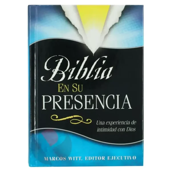 Portada del libro Biblia RV 1960 en su presencia tapa dura