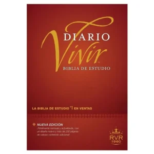 Portada del libro Biblia RV 1960 estudio diario vivir tapa dura índice