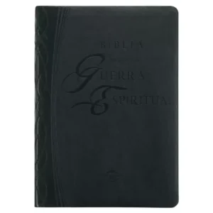 Portada del libro Biblia RV 1960 para la guerra espiritual piel negra