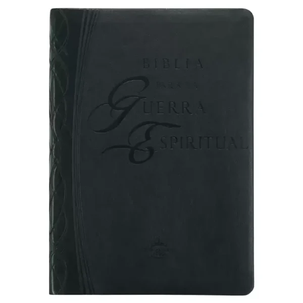Portada del libro Biblia RV 1960 para la guerra espiritual piel negra