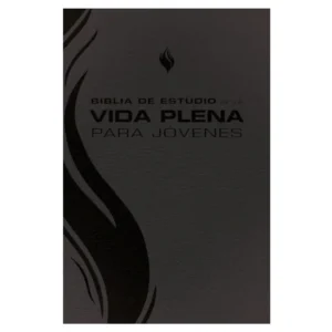 Portada del libro Biblia RV 1960 vida plena jóvenes simil piel negra
