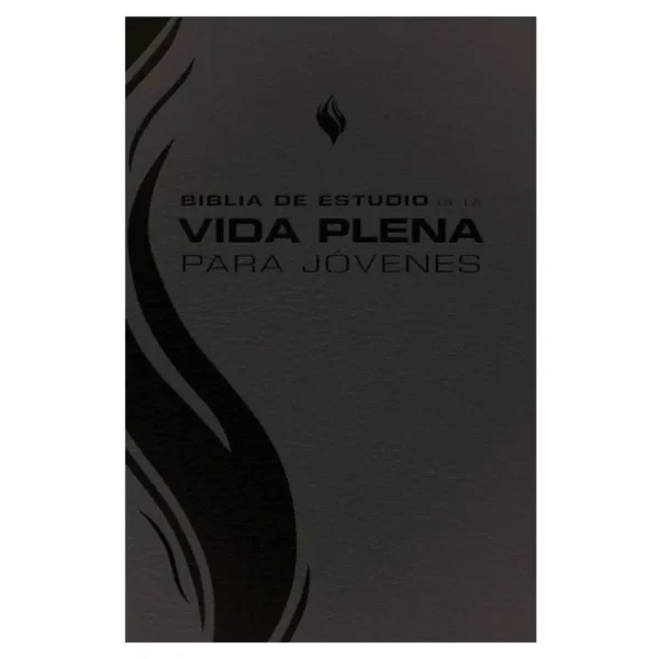 Portada del libro Biblia RV 1960 vida plena jóvenes simil piel negra