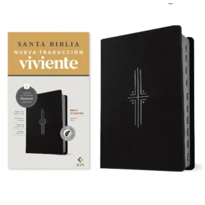 Biblia NTV letra mediana Filament PJR Indice - Negro