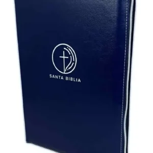 Biblia NTV letra grande edicion ziper con referencias - Azul