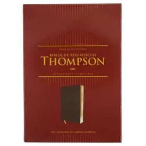 Biblia Thompson edición referencias RVR - simil piel marrón