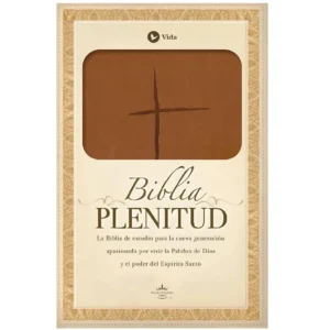 Biblia Plenitud VRV 1960 tamaño manual - Simil piel marrón