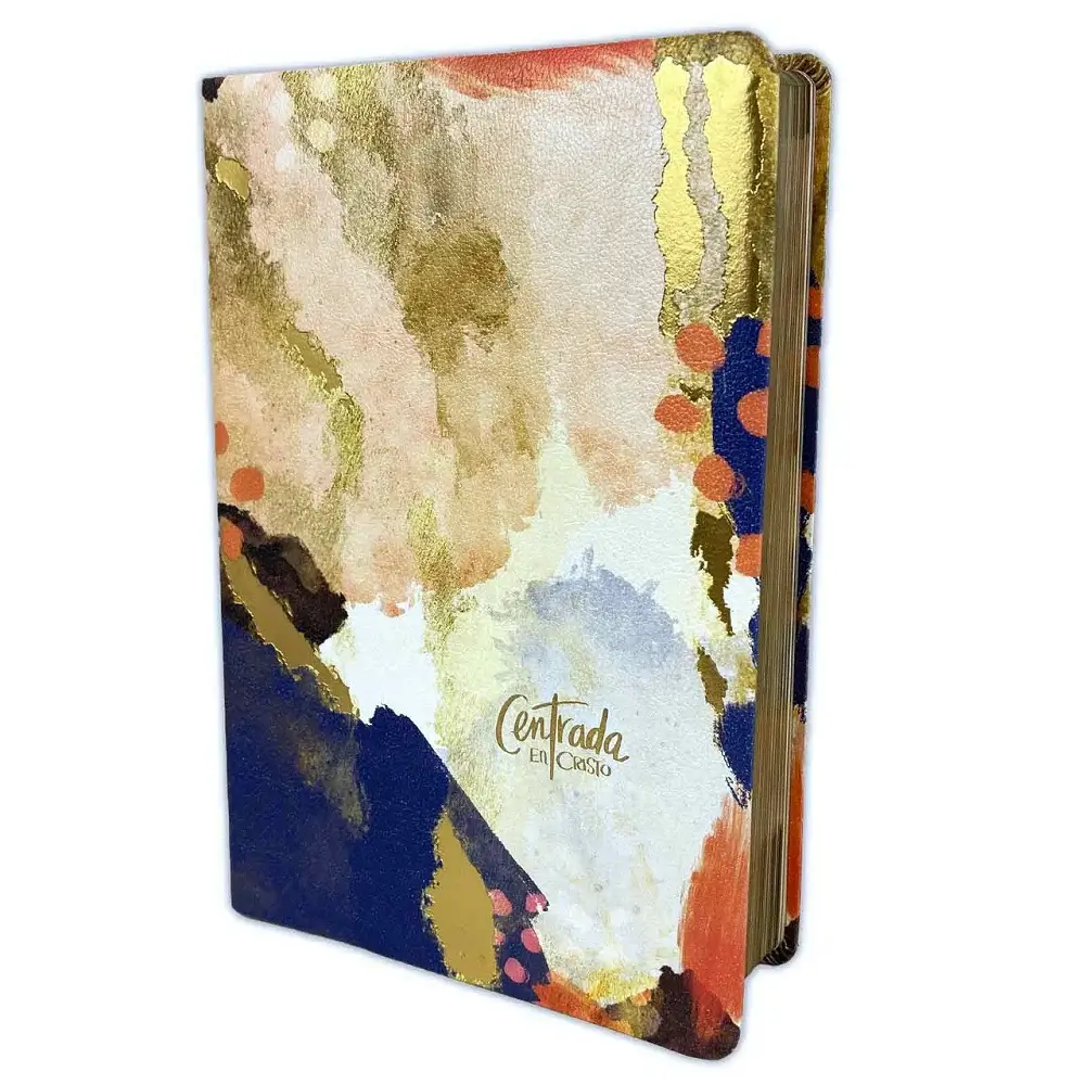 Biblia devocional para mujeres "Centrada en Cristo" - simil piel matizada